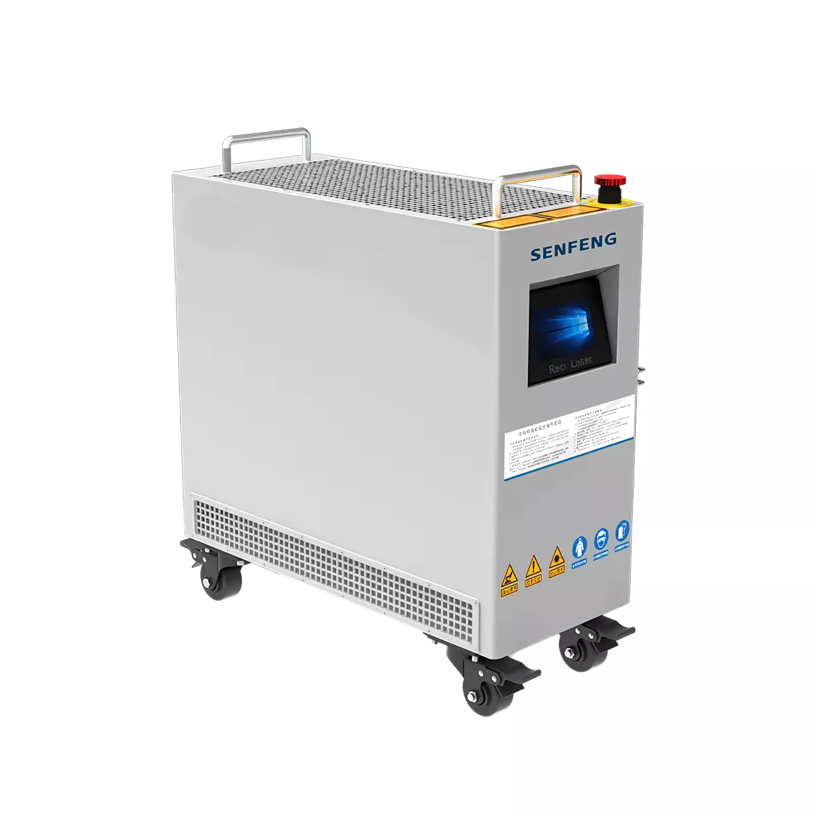 Senfeng  SF1500HWP - оптоволоконный аппарат лазерной сварки металла с автоматической подачей проволоки. Мощность 1,5 кВт/2 кВт (пиковая)