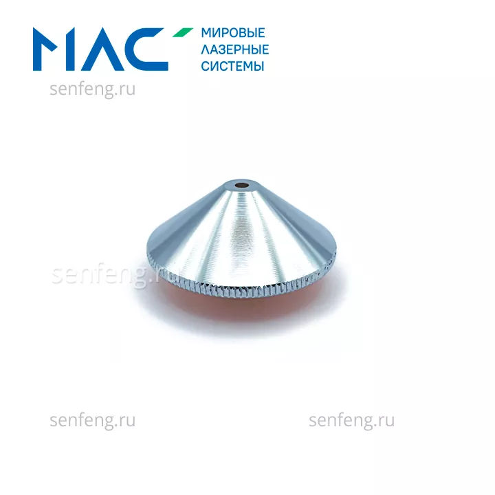 Сопло коническое двойное хромированное D28 мм