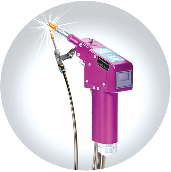 Senfeng SF2000HWM - оптоволоконный аппарат лазерной сварки металла с автоматической подачей проволоки. Мощность 2 кВт.