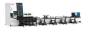 Senfeng SF12035NT - станок для лазерной резки трубы c тремя патронами и высокой производительностью. Длина трубы до 12 метров с диаметром до 350 мм. Мощность от 3 до 12 кВт/