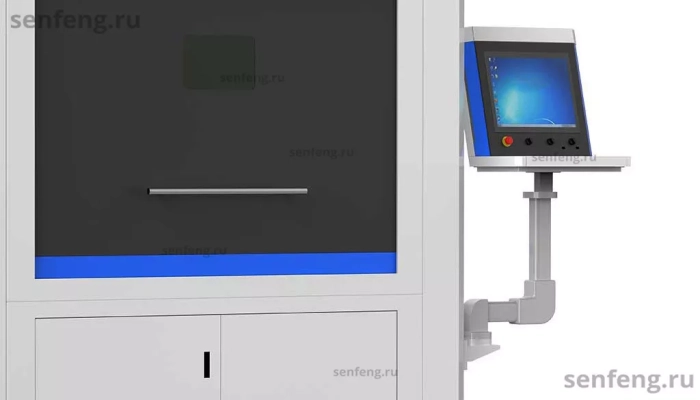Senfeng SF1313G - станок для лазерной резки металла с уменьшенным рабочим полем 1300х1300. Мощность от 1,5 до 4 кВт