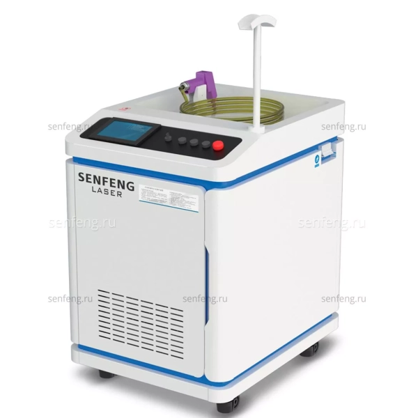 Senfeng SF2000HWM - оптоволоконный аппарат лазерной сварки металла с автоматической подачей проволоки. Мощность 2 кВт.