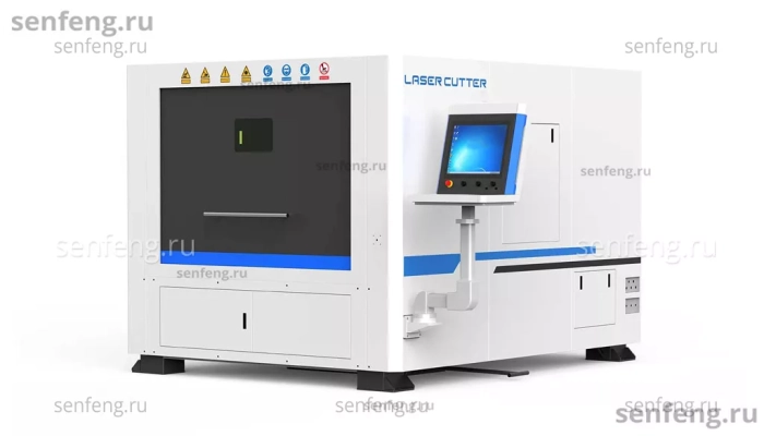 Senfeng SF1313G - станок для лазерной резки металла с уменьшенным рабочим полем 1300х1300. Мощность от 1,5 до 4 кВт