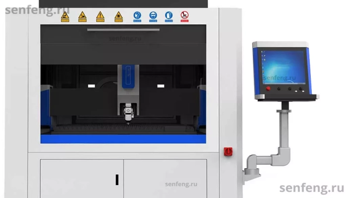 Senfeng SF1313G - станок для лазерной резки металла с уменьшенным рабочим полем 1300х1300. Мощность от 1,5 до 4 кВт