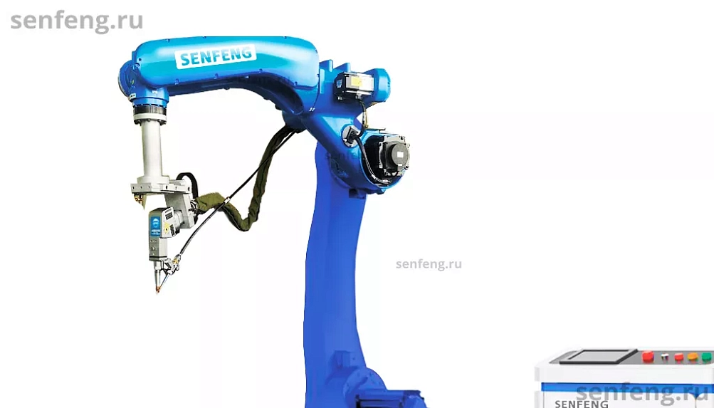 Senfeng SF2000HWR - робот манипулятор для роботизированной волоконной сварки. Мощность 2 кВт.