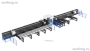 Senfeng SF12050HT - cверхтяжелый станок для лазерной резки трубы с четырьмя патронами, с защитной кабиной в зоне реза. Длина трубы от 6 до 12 метров с диаметром до 500 мм. Мощность от 6 до 20 кВт.