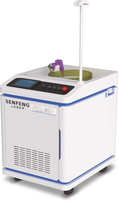 Senfeng SF2000HWM - оптоволоконный аппарат лазерной сварки металла с автоматической подачей проволоки. Мощность 2 кВт.