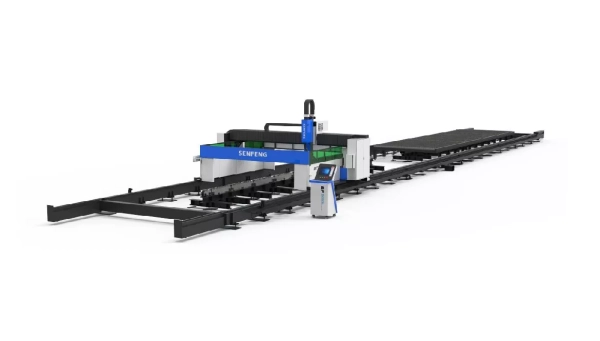 Senfeng SF1500CH – высокомощный портальный комплекс лазерной резки балочного металлопроката (тавр, двутавр), рабочая область 28 000 х 3000 мм, мощность 12-30 кВт