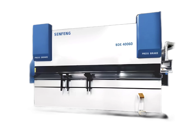 Senfeng BDE40060 – многотоннажный листогибочный пресс, усилие гиба 400 тонн, длина заготовки до 6000 мм