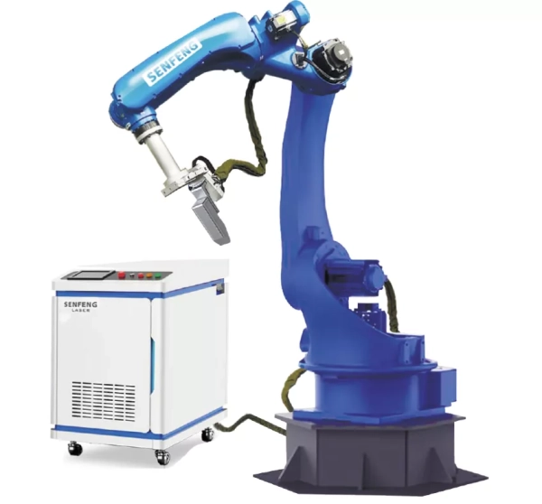 Senfeng SF1500HСR - роботизированная установка для лазерной очистки. Мощность 1,5 кВт