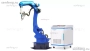 Senfeng SF2000HWR - робот манипулятор для роботизированной волоконной сварки. Мощность 2 кВт.