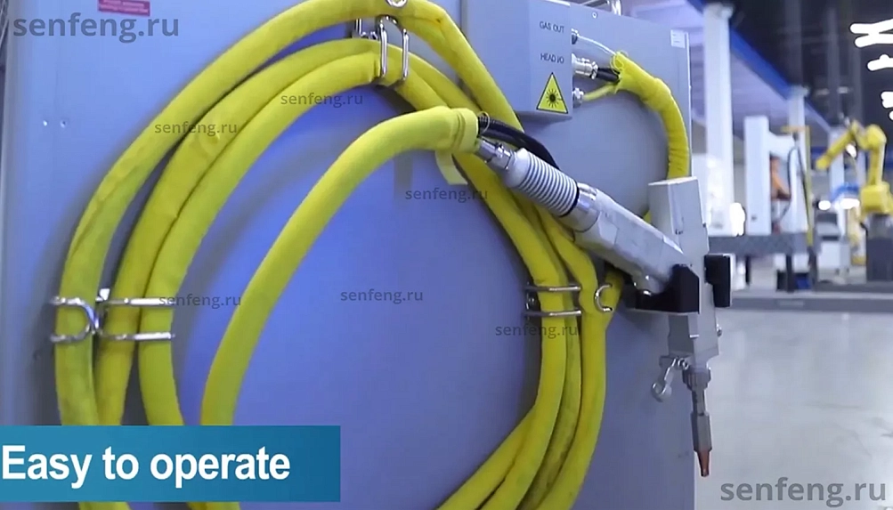 Senfeng  SF1500HWP - оптоволоконный аппарат лазерной сварки металла с автоматической подачей проволоки. Мощность 1,5 кВт/2 кВт (пиковая)