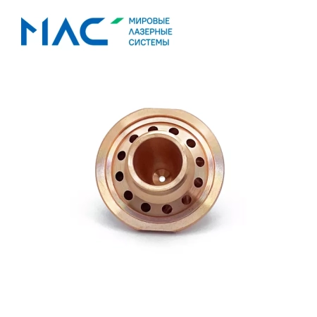 Сопло OEM Amada D25B одинарное хромированное, выходной диаметр 1 мм